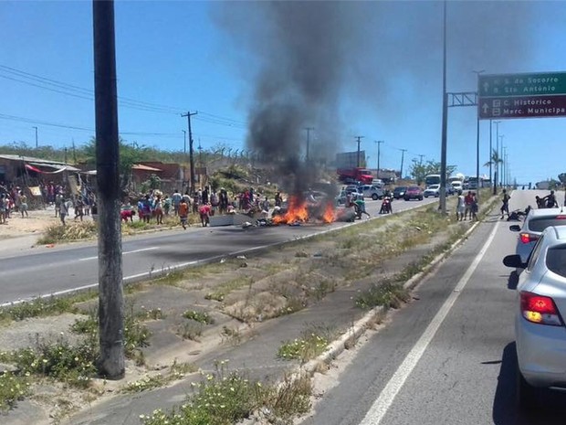 bloqueio de pista