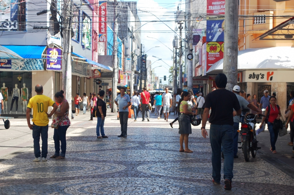 calçadão do centro