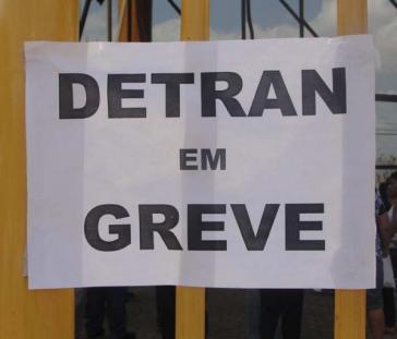 detran em greve