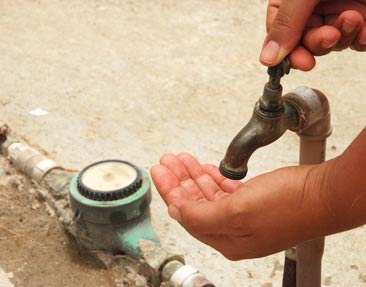 falta agua