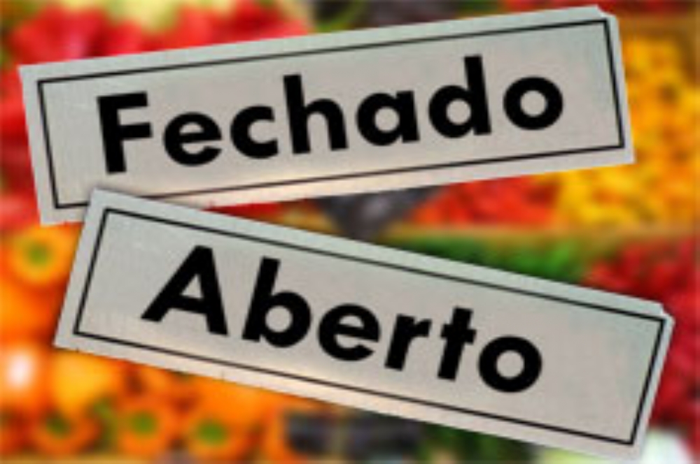 fechado aberto