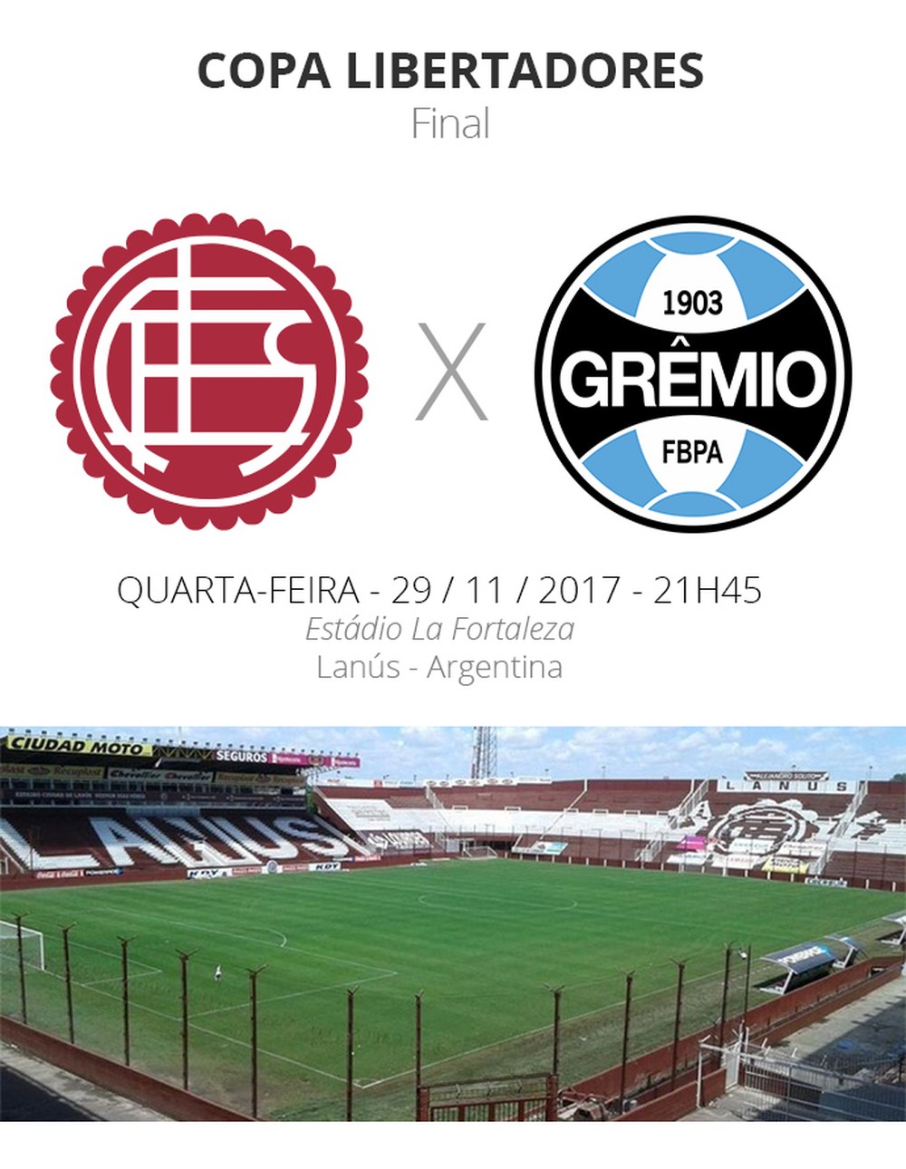 ficha dos jogos libertadores final