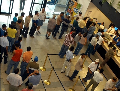 fila banco