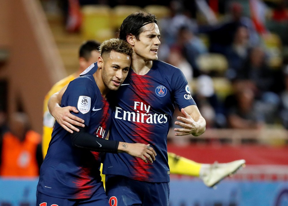 neymar cavani reuters
