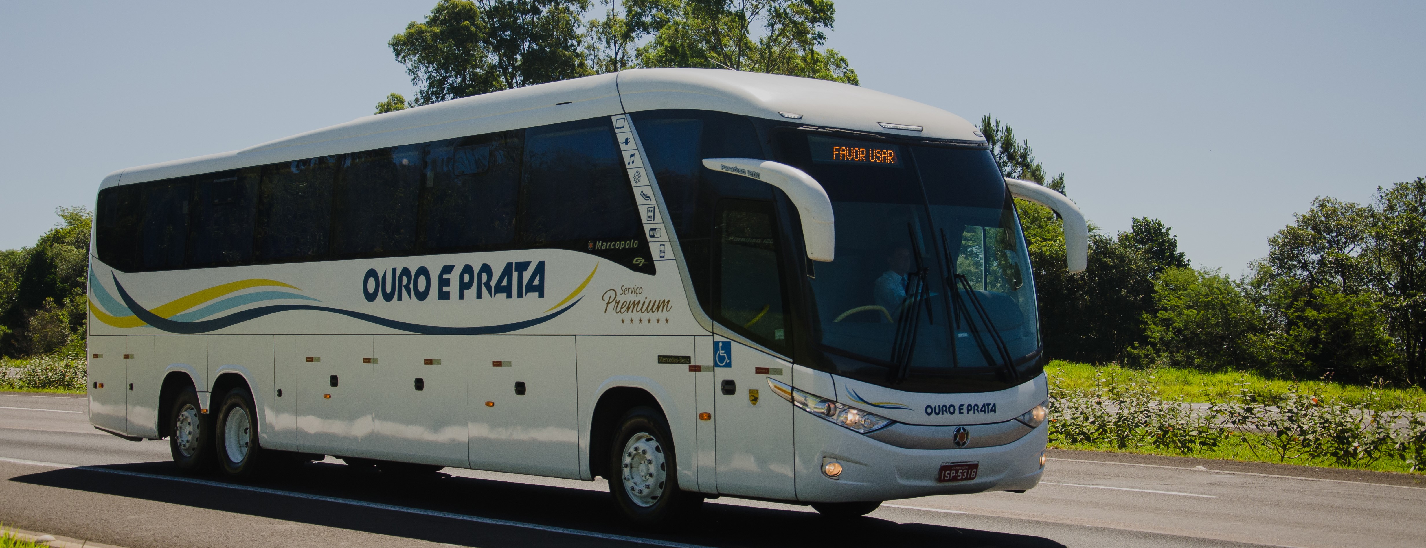 onibus ouro e prata